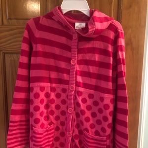Hanna Andersson sweater coat size 150